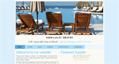 Desktop Screenshot of addiesyouanditravel.com